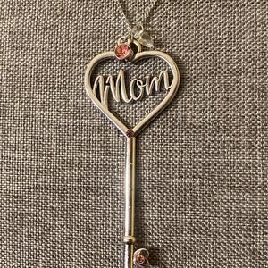 Paparazzi Mom Key Necklace Earrings Set Mother’s Gift